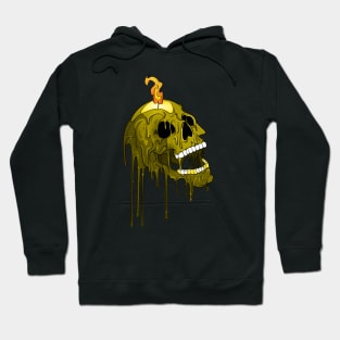 Devils Candle Dripping Skull Hoodie